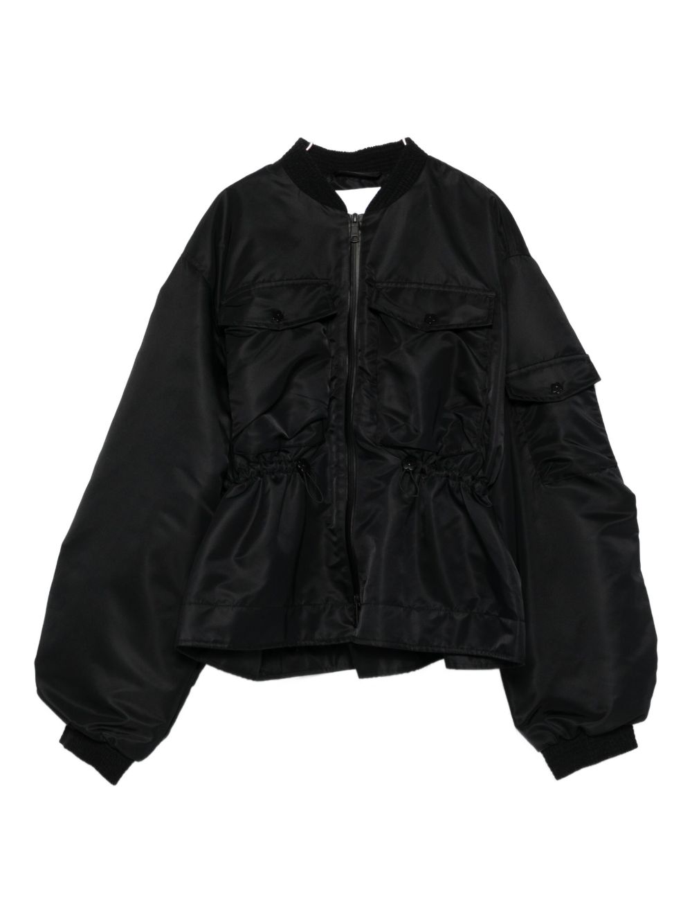 Cecilie Bahnsen Birdie Bomber Jacket In Black