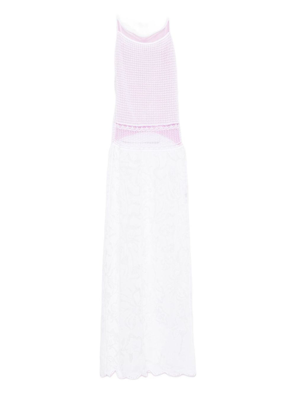 Open-Knit Midi Dress