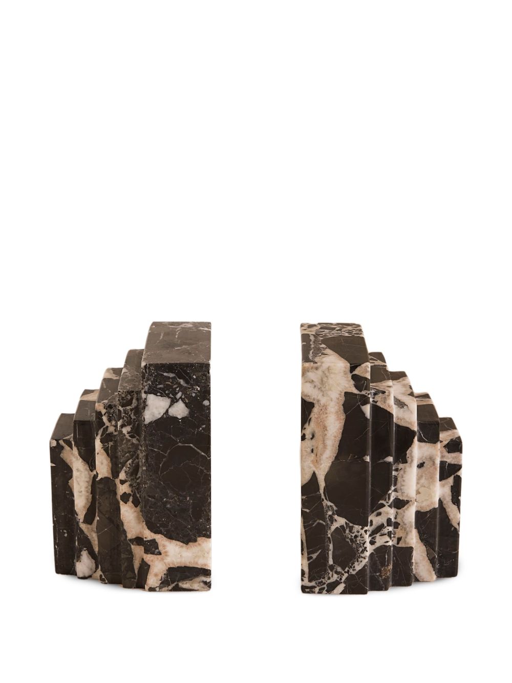 Soho Home Lola Marble Bookends In Black