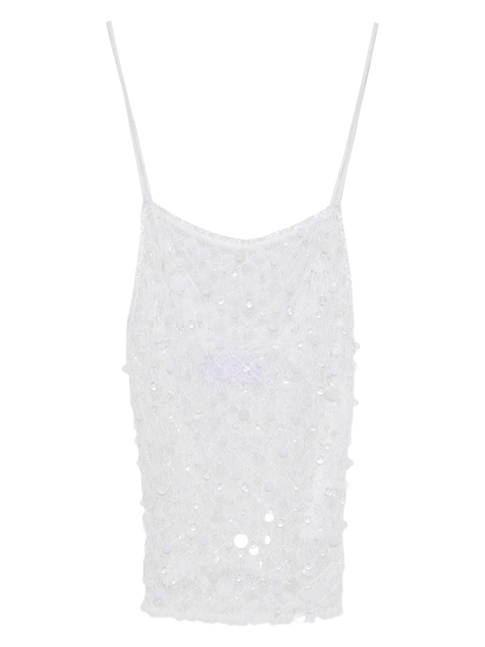Cami Sequin-Embellished Top