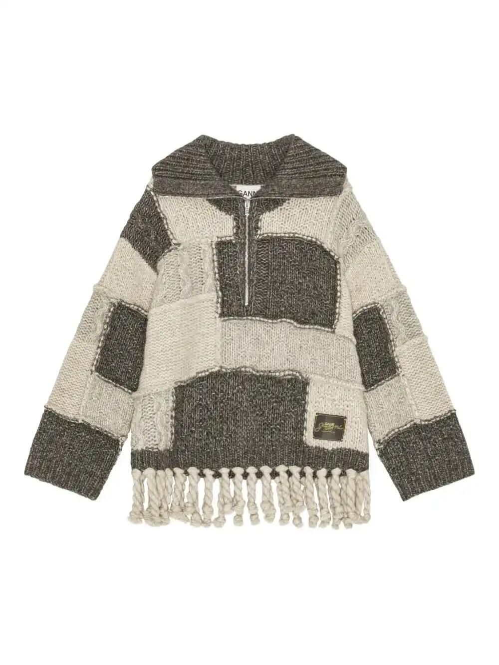 Panelled Sweater