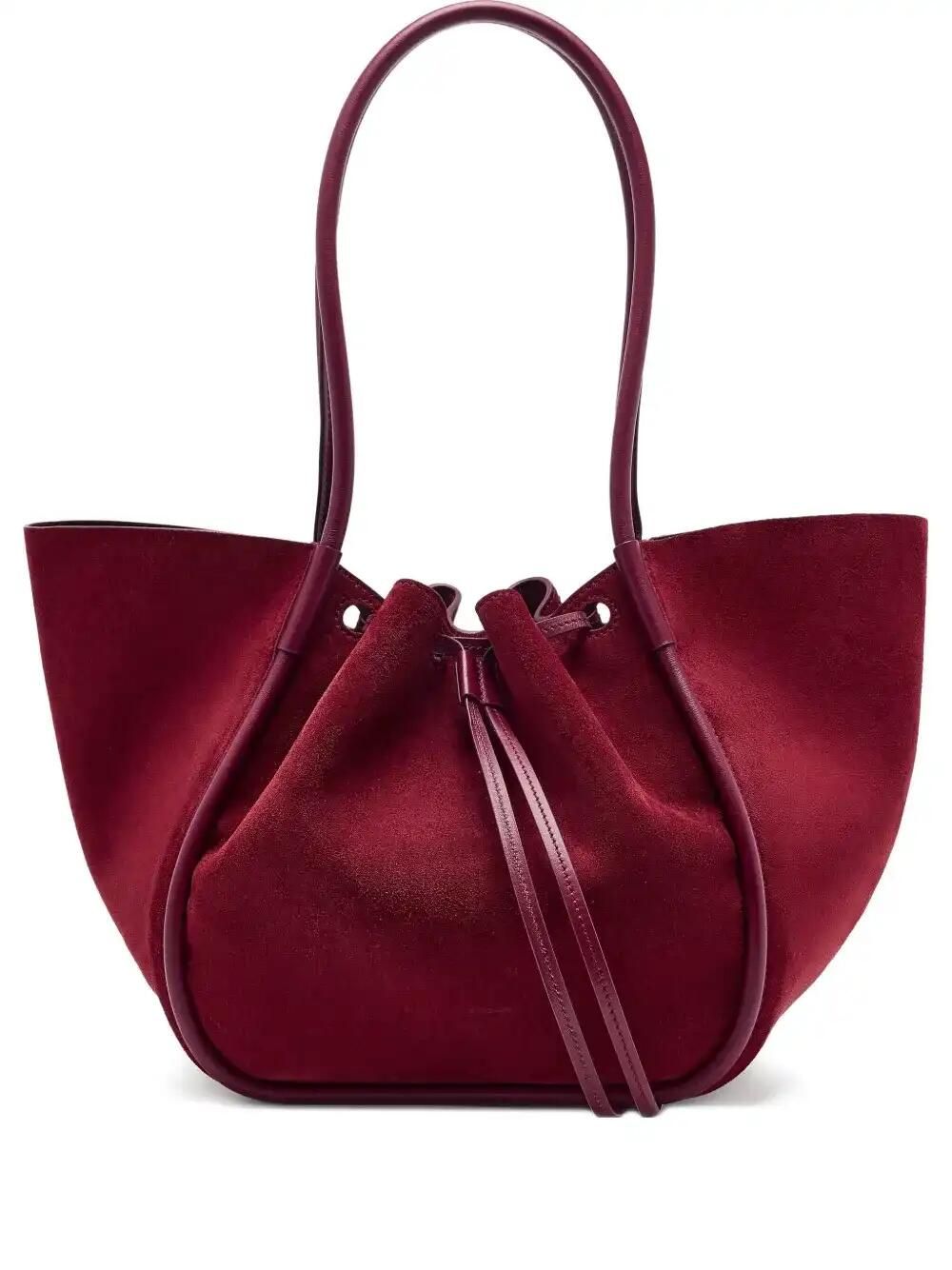 Large Ruched Tote Bag