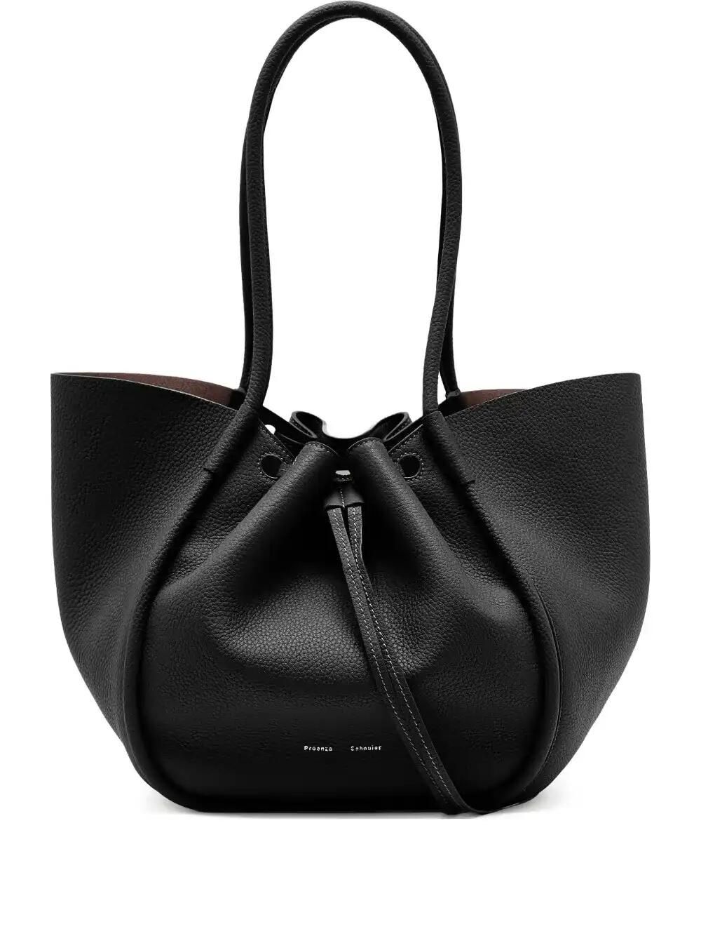 Large Ruched Tote Bag