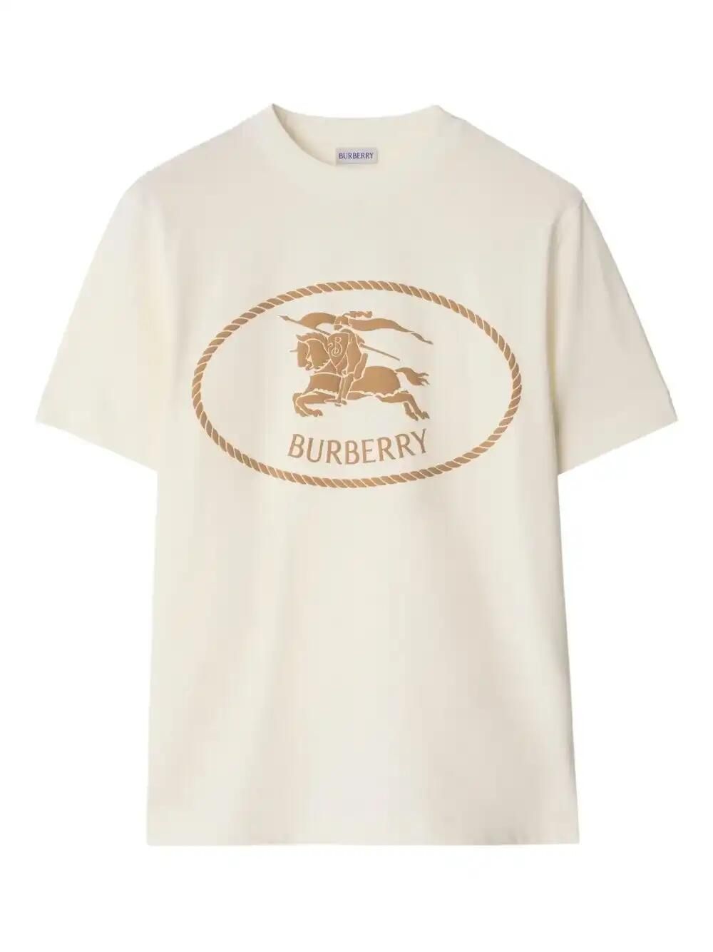 Knight-Stamp Cotton T-Shirt