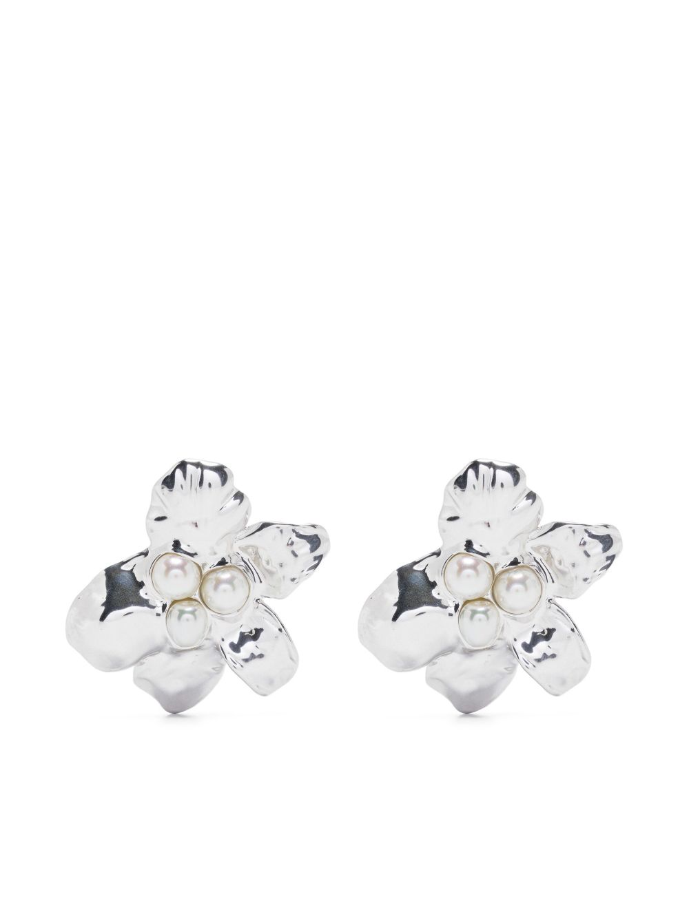 X Quentin Jones Sculpted Flower Earrings