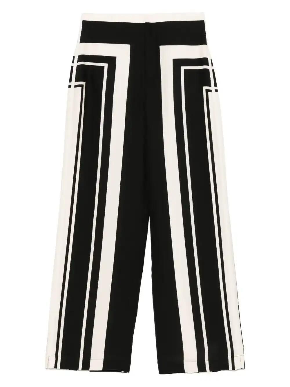 Sir Hose Mit Geometrischem Print In Black