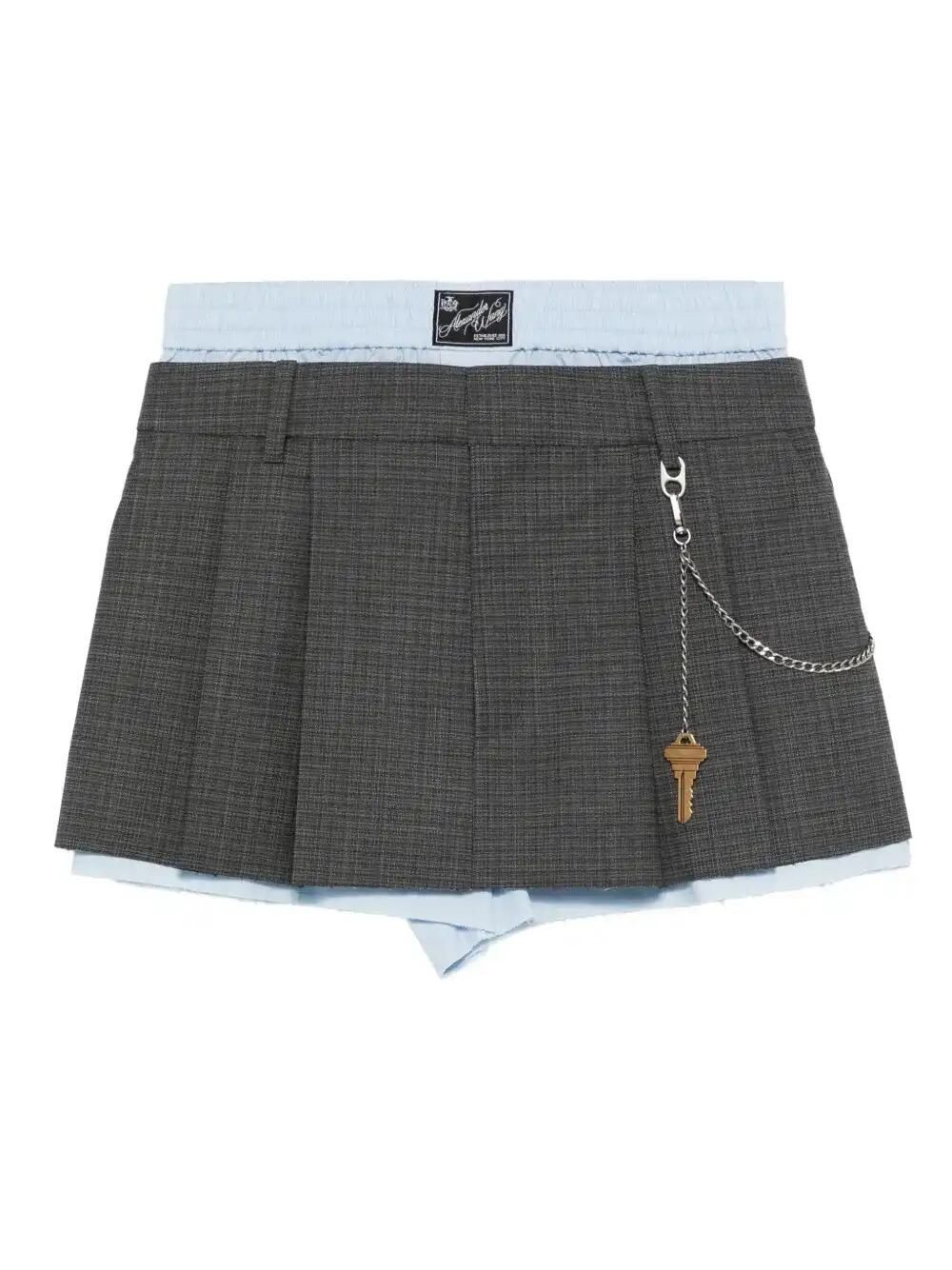 Pleated Shorts