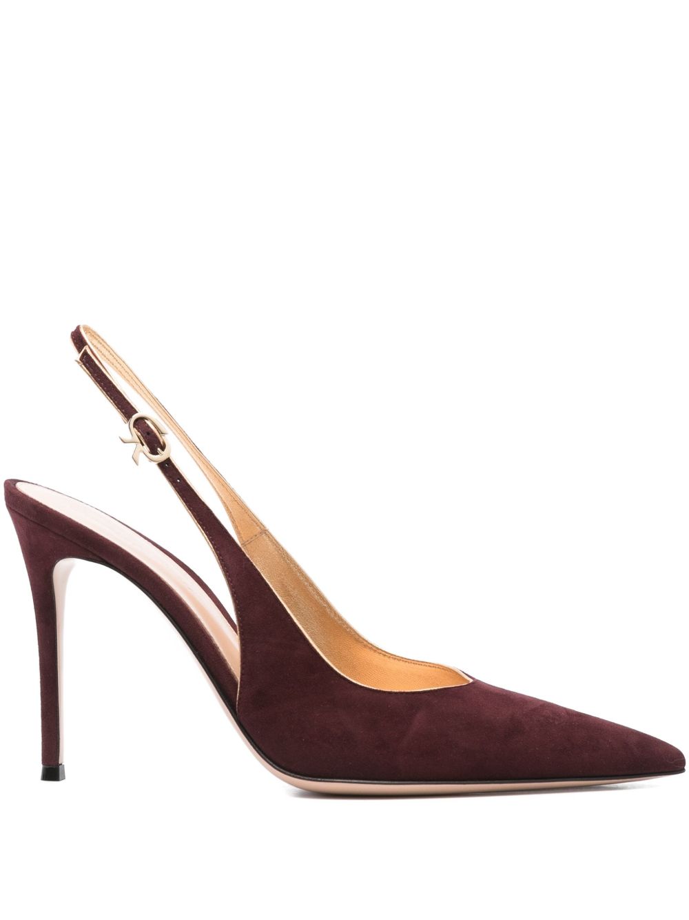 95mm Suede Pumps