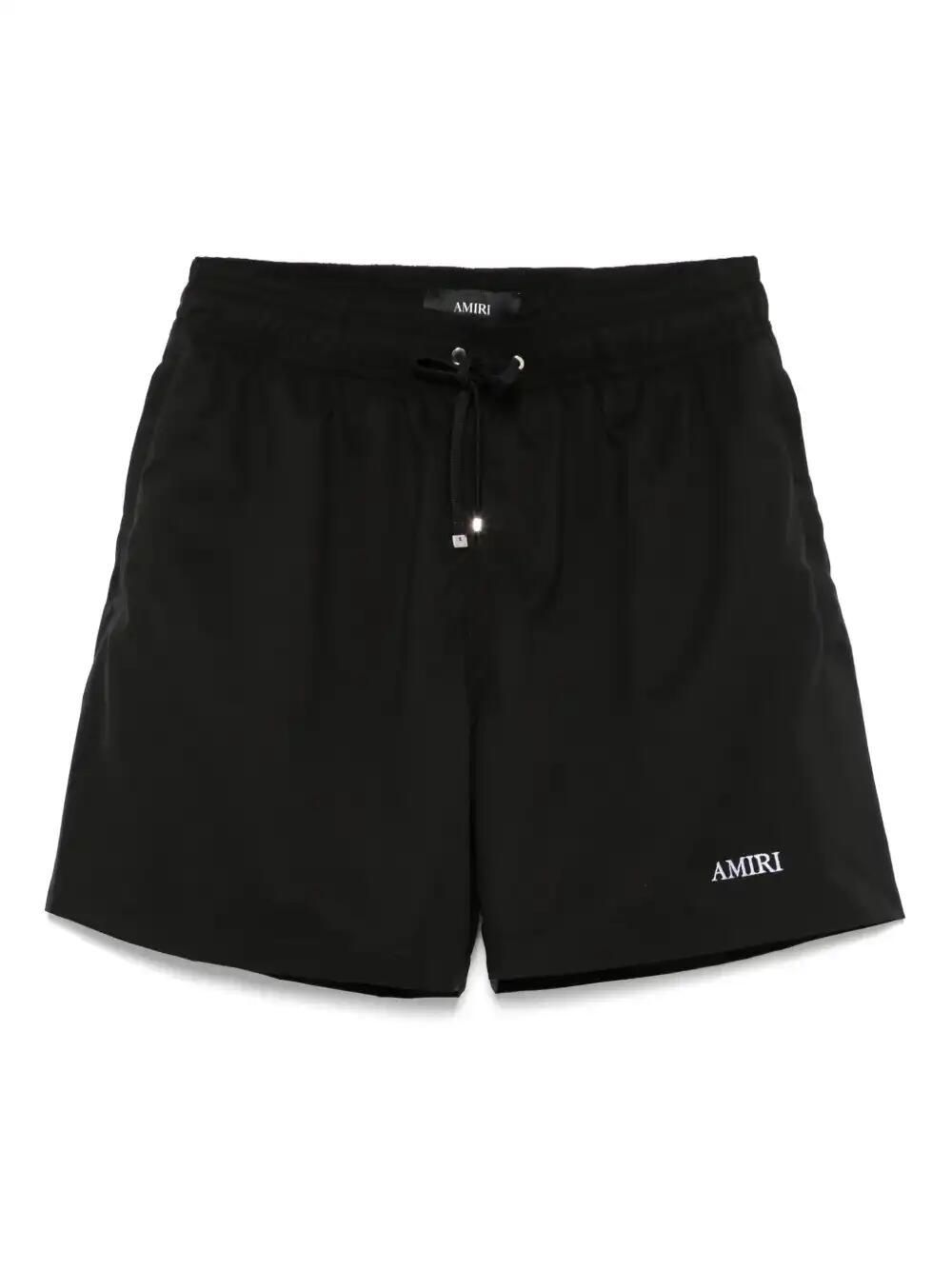 Embroidered-Logo Swim Shorts