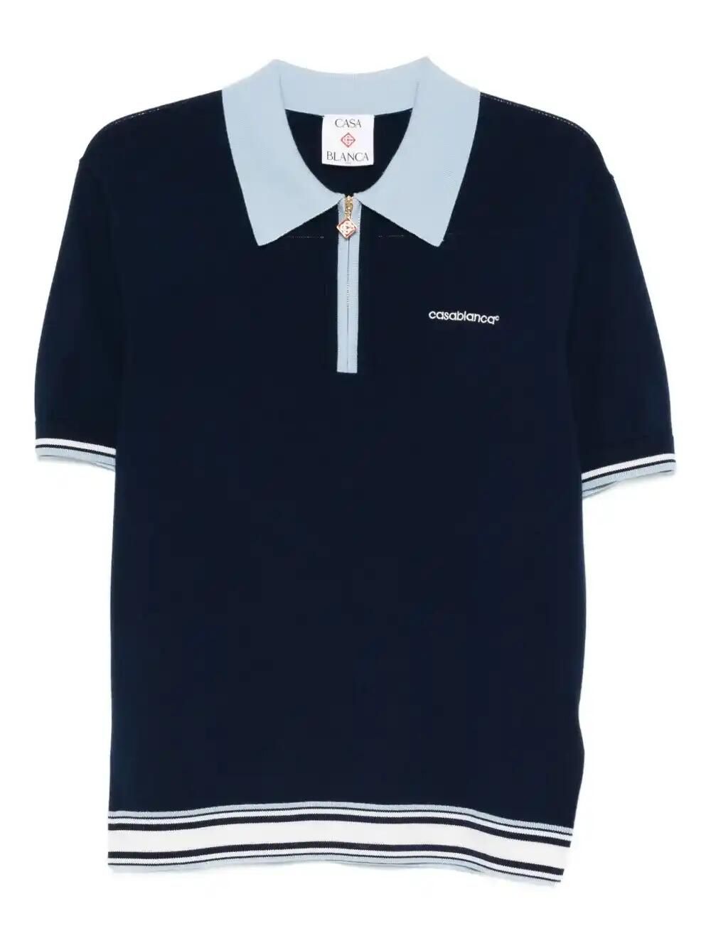 Tennis Zip-Front Polo Shirt