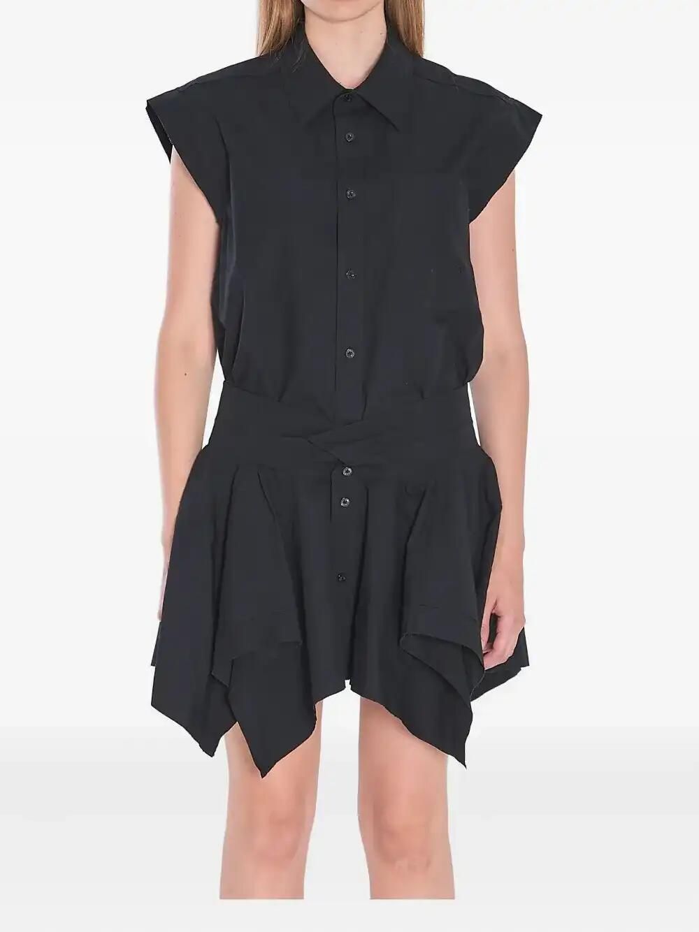 Cotton Mini Shirt Dress