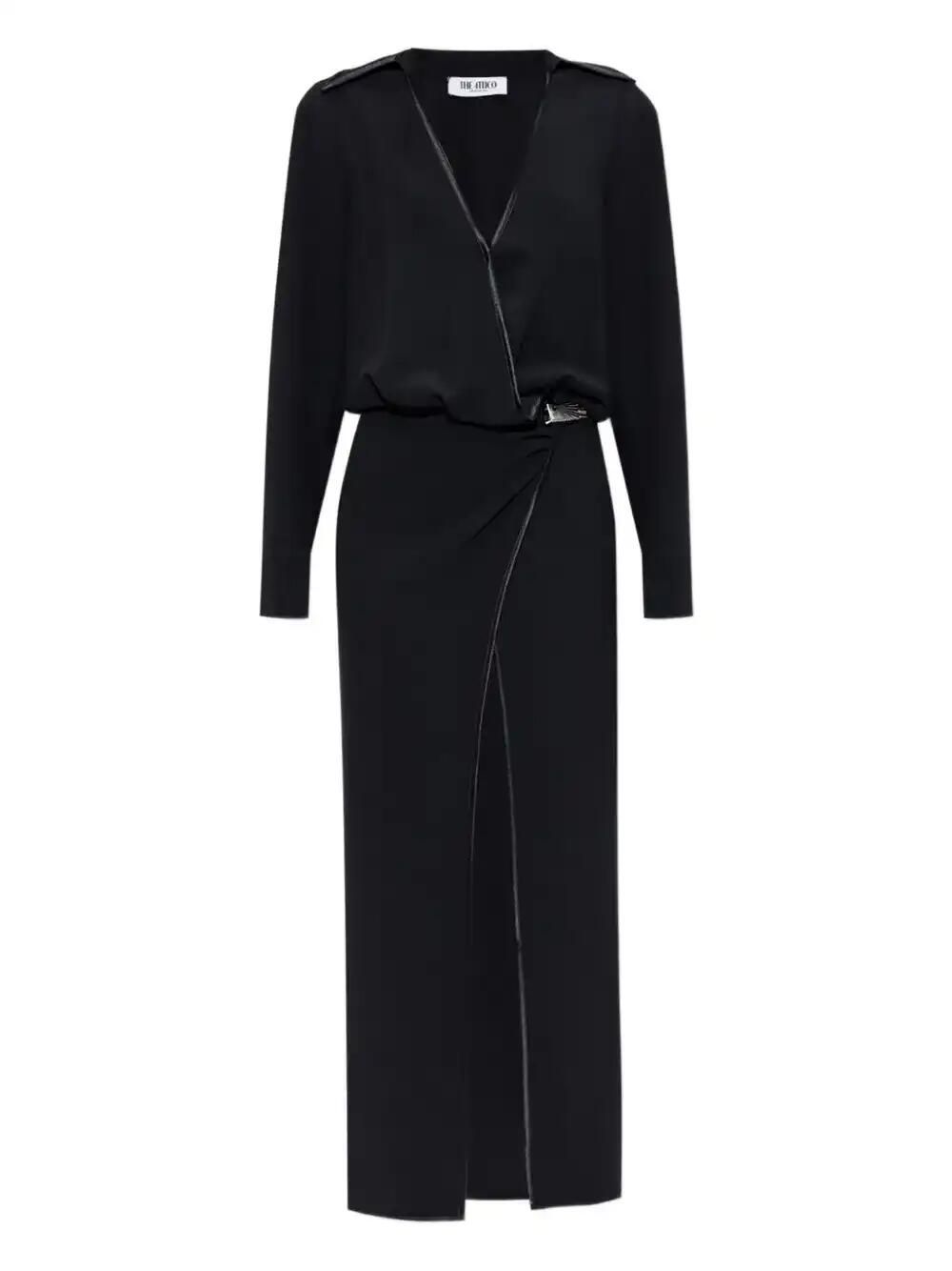 Wrap Slit Dress