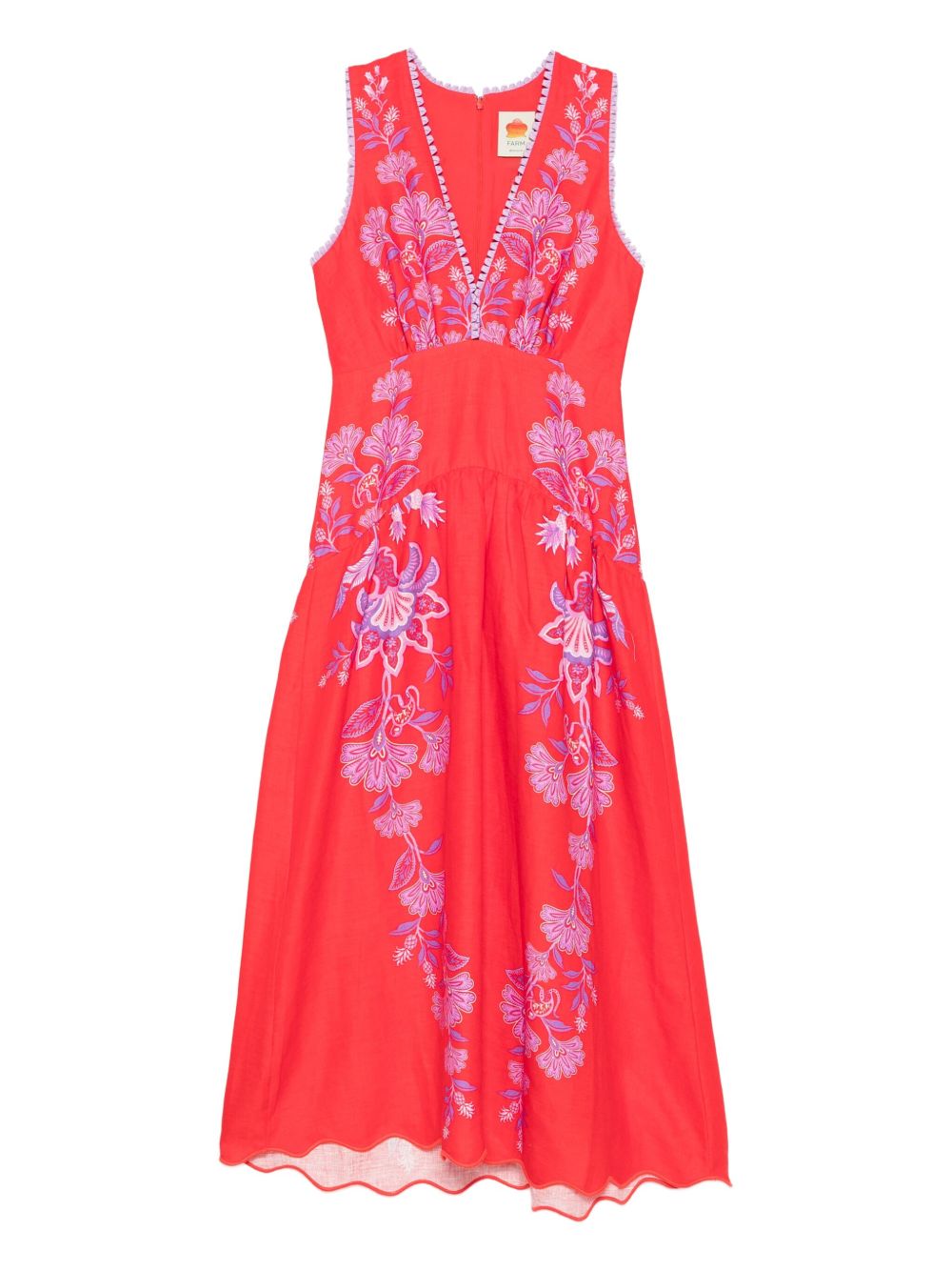 Porcelain Garden Midi Dress