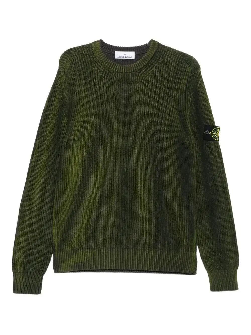 Ribbed Crew-Neck Sweater