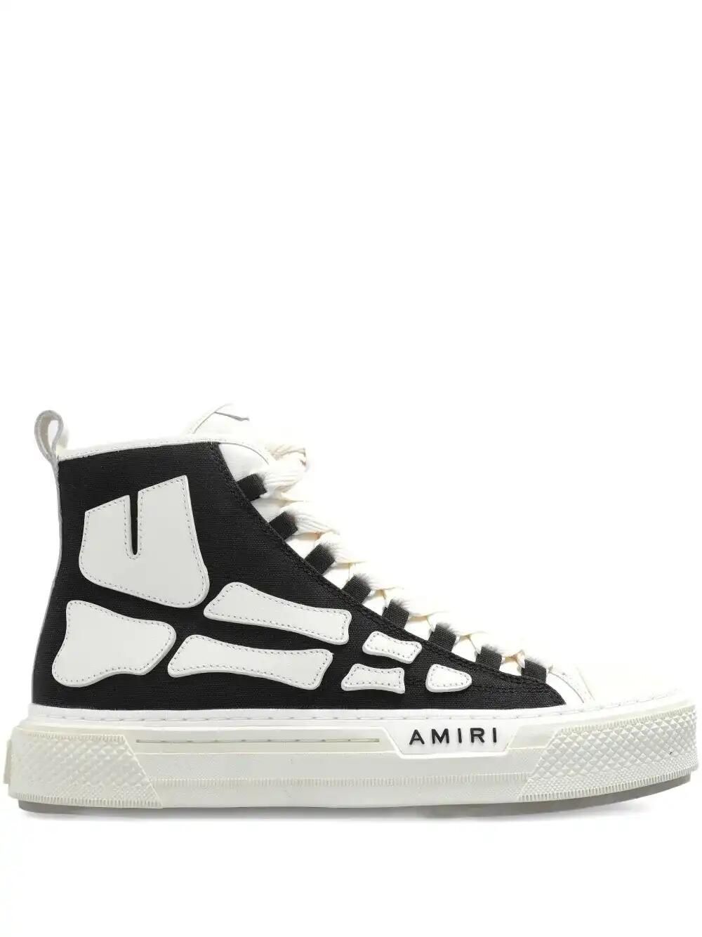 Skeleton-Print Sneakers