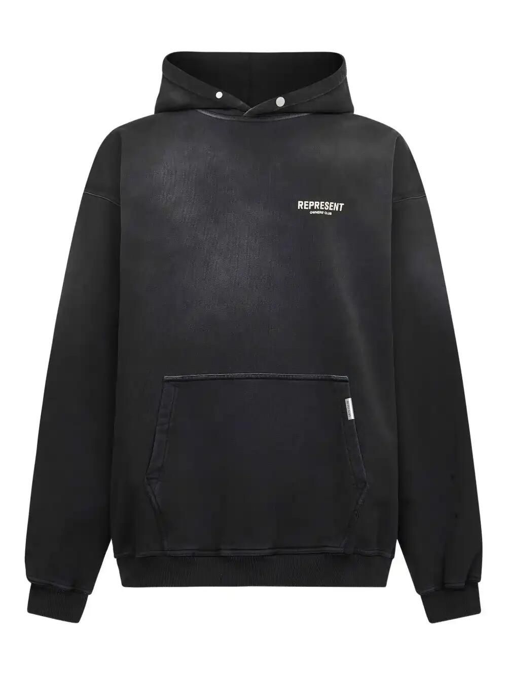 Logo-Print Cotton Hoodie