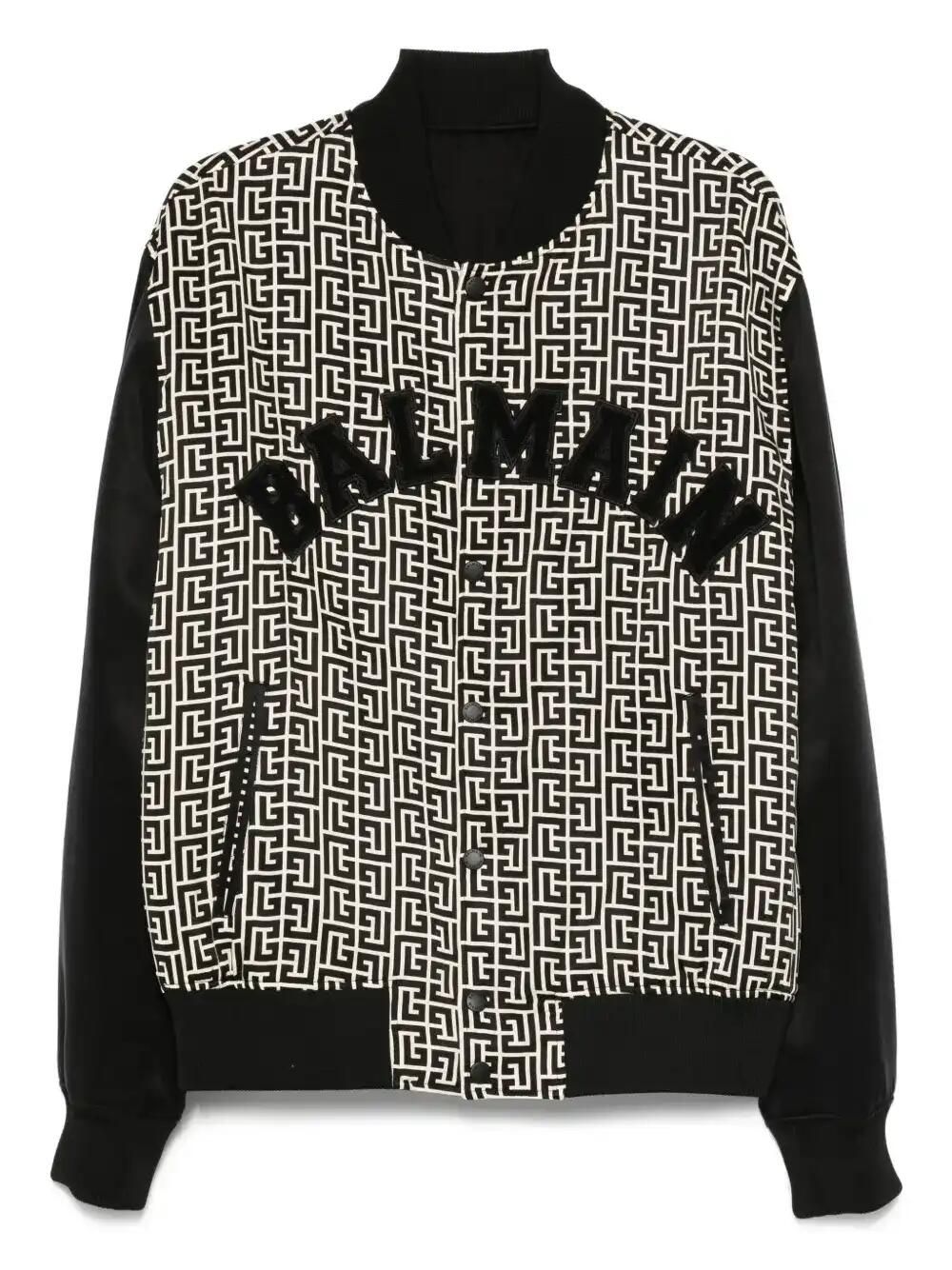 PB-Monogram Bomber Jacket