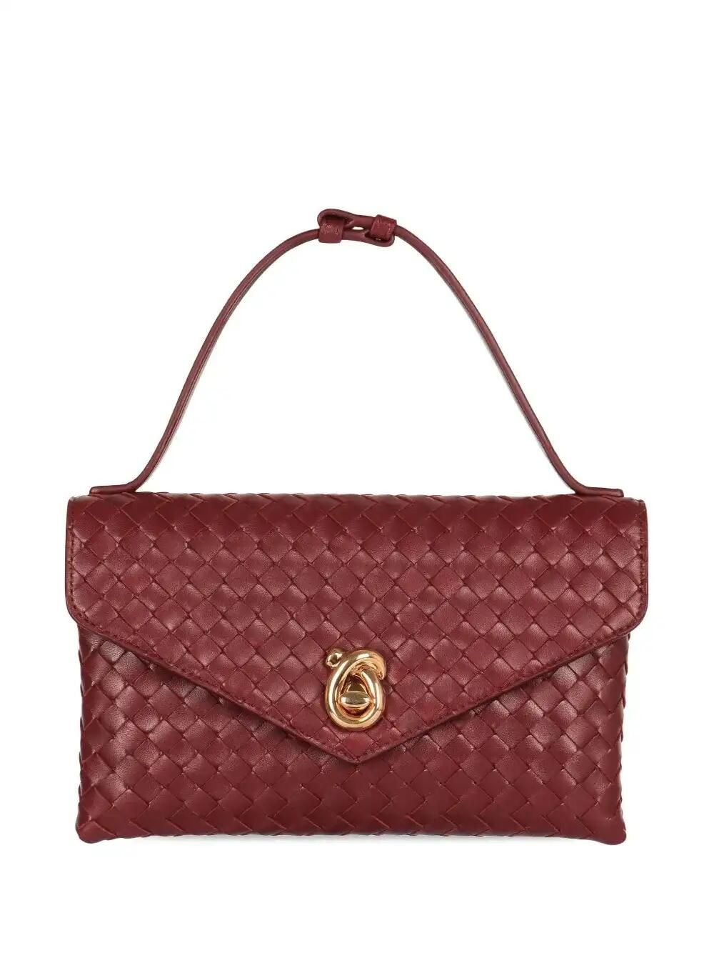 Bottega Veneta Woven Bag With Handle In Blue