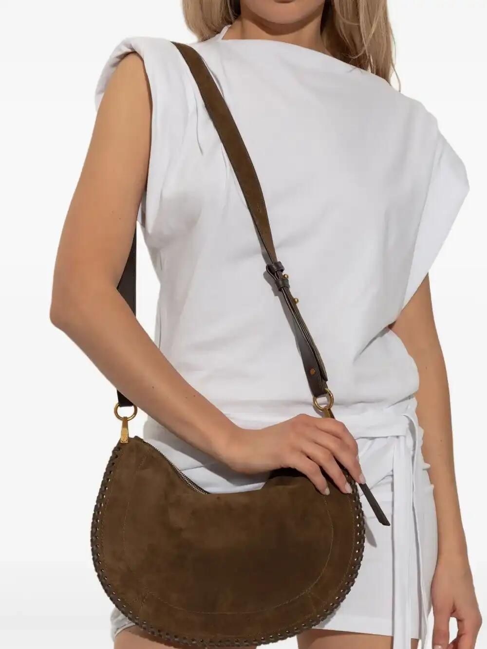 Oskan Suede Shoulder Bag