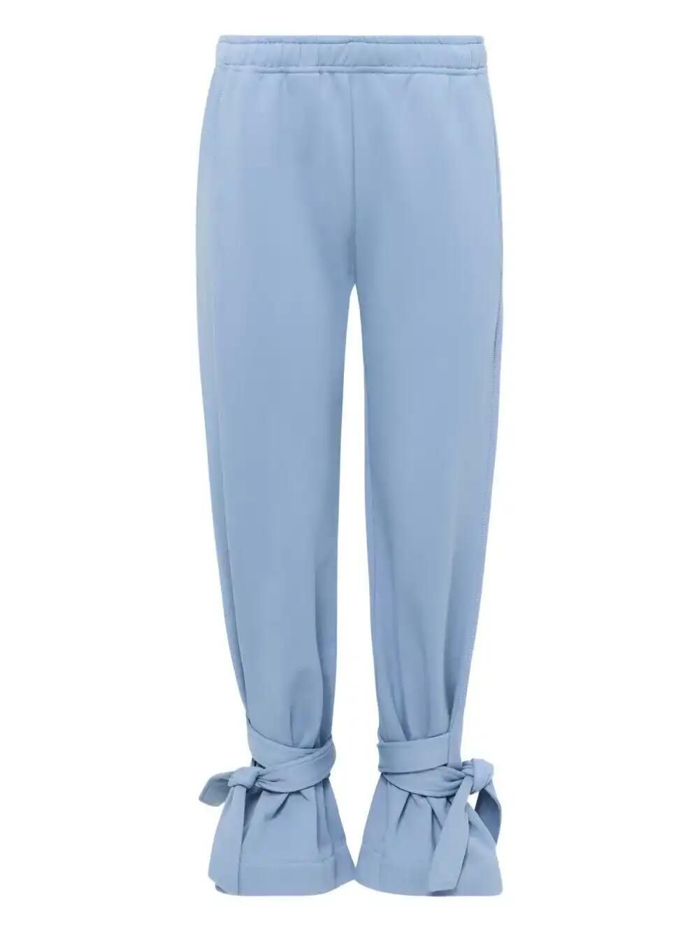 Tie-Fastening Cotton Trousers