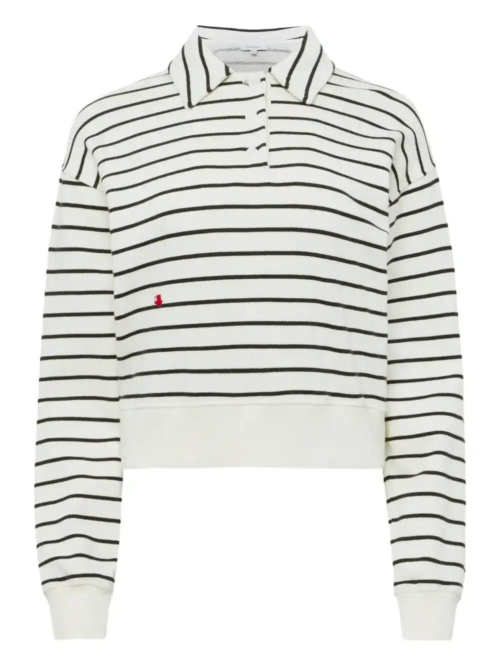Striped Polo Sweater