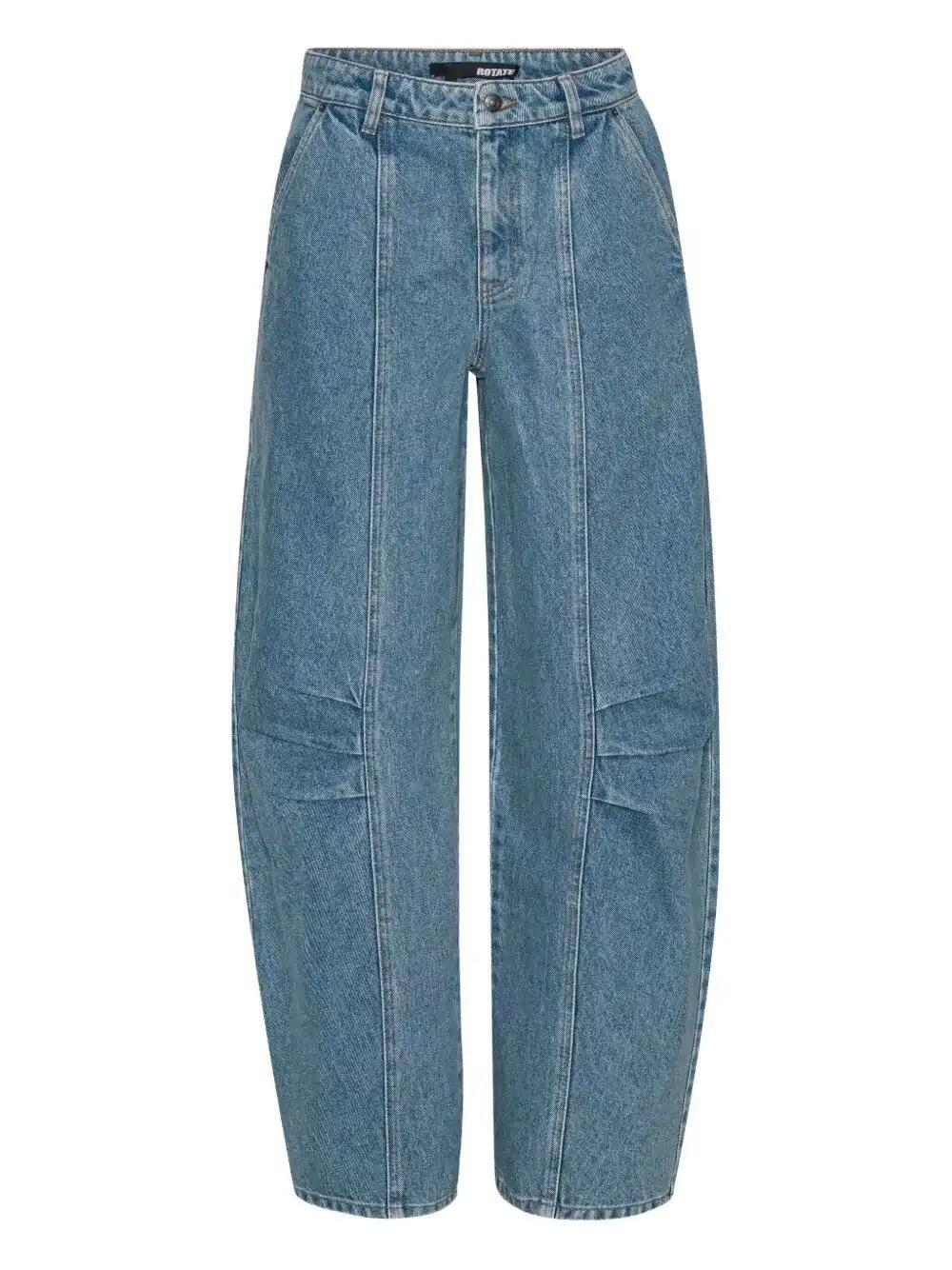 Panelled Denim Trousers