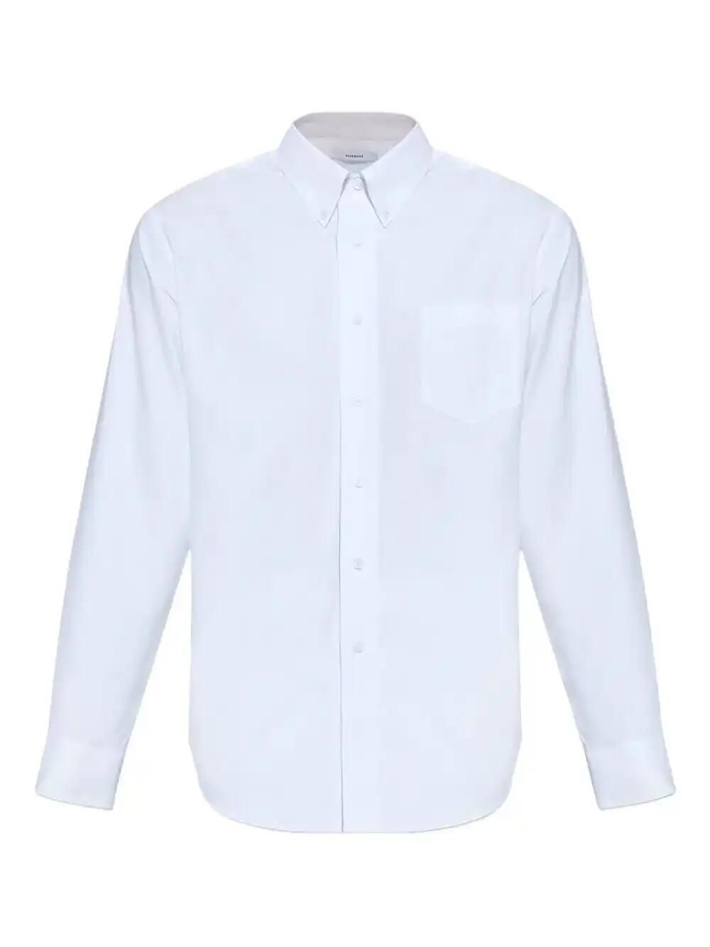 Embroidered Chest-Pocket Shirt