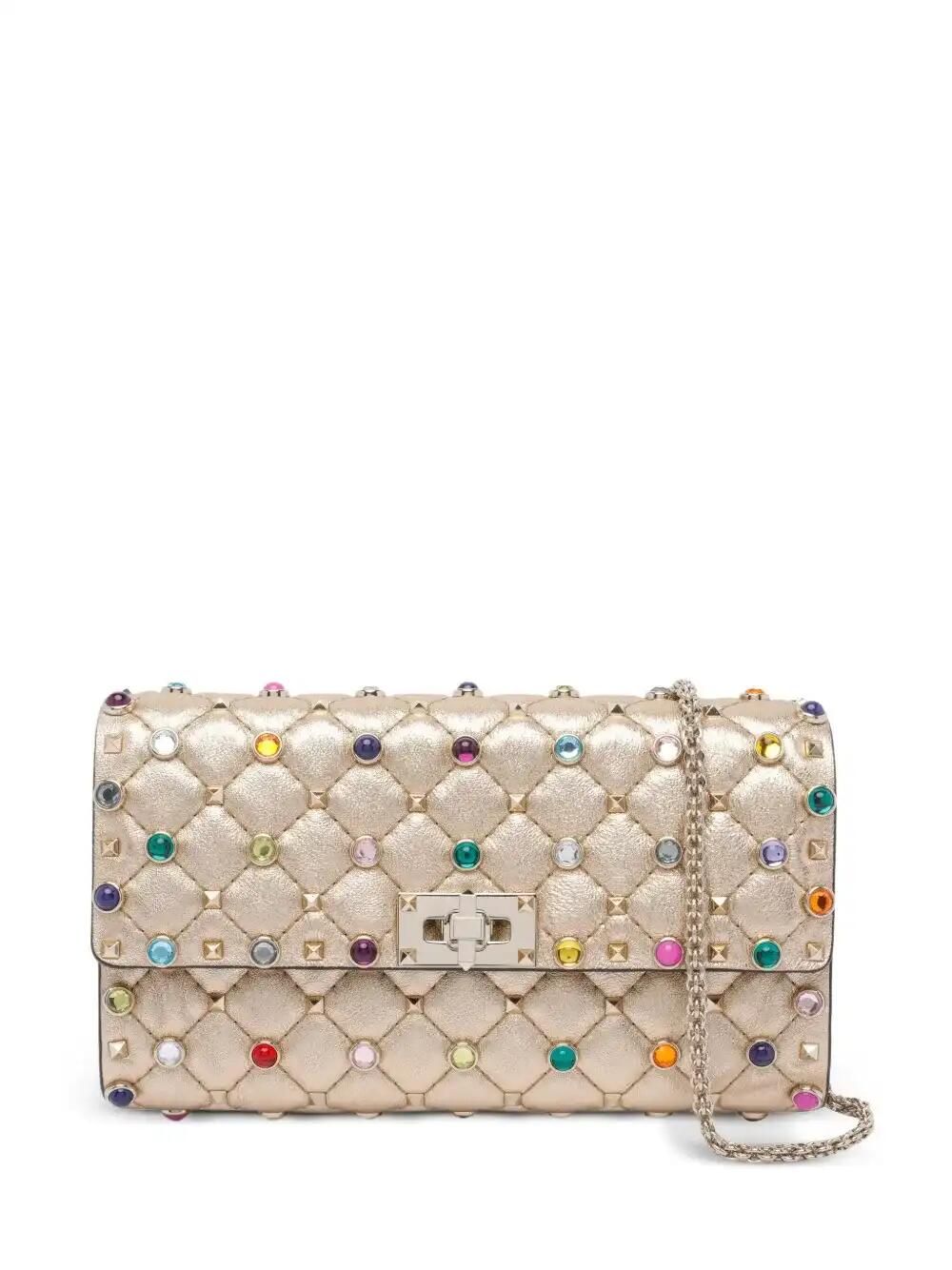Valentino Garavani Rockstud Spike Jewel-embellished Pochette