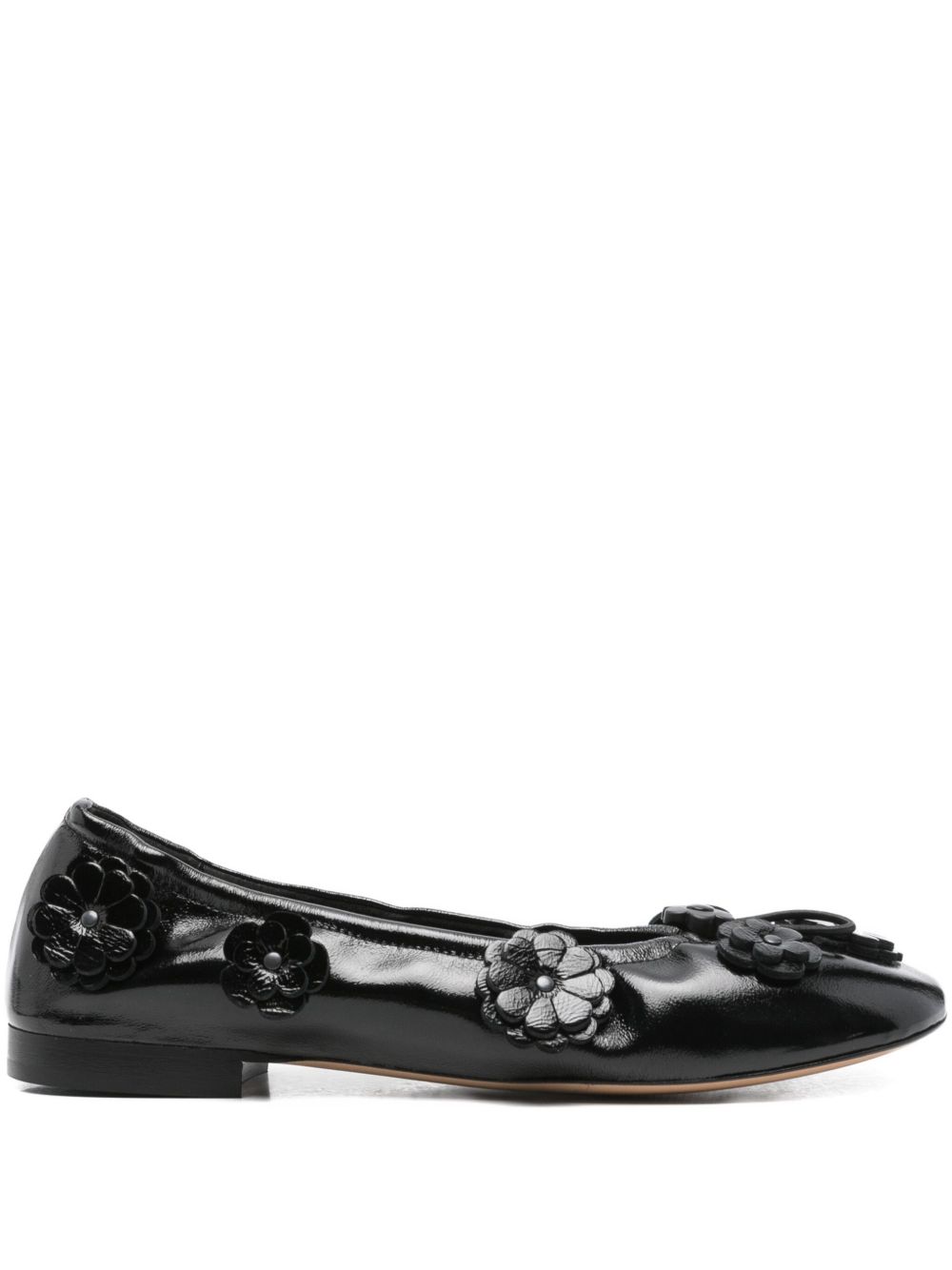 Cecilie Bahnsen Brielle Ballet Flats In Black