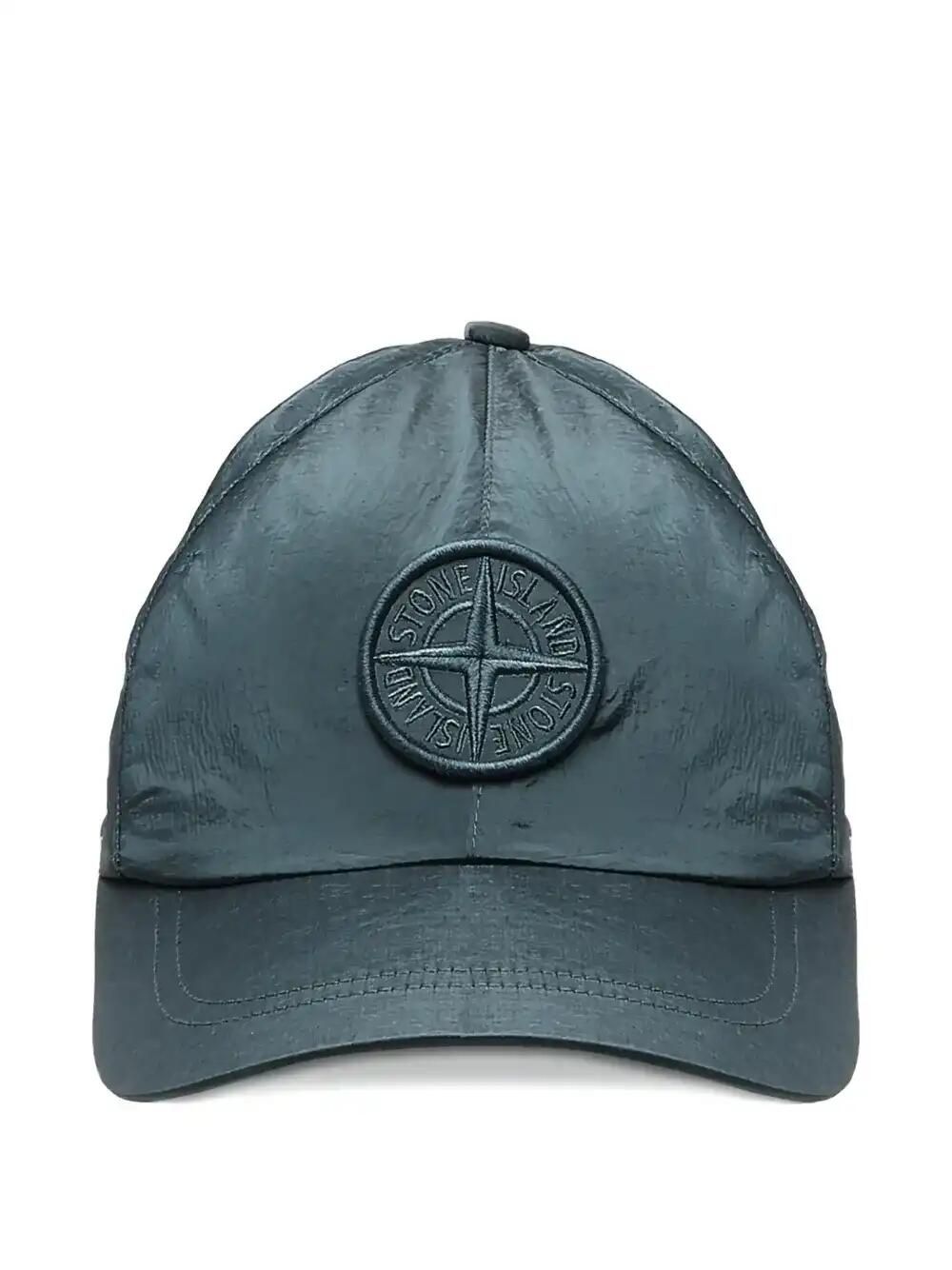 Stone Island Logo-patch Baseball Cap In Multi
