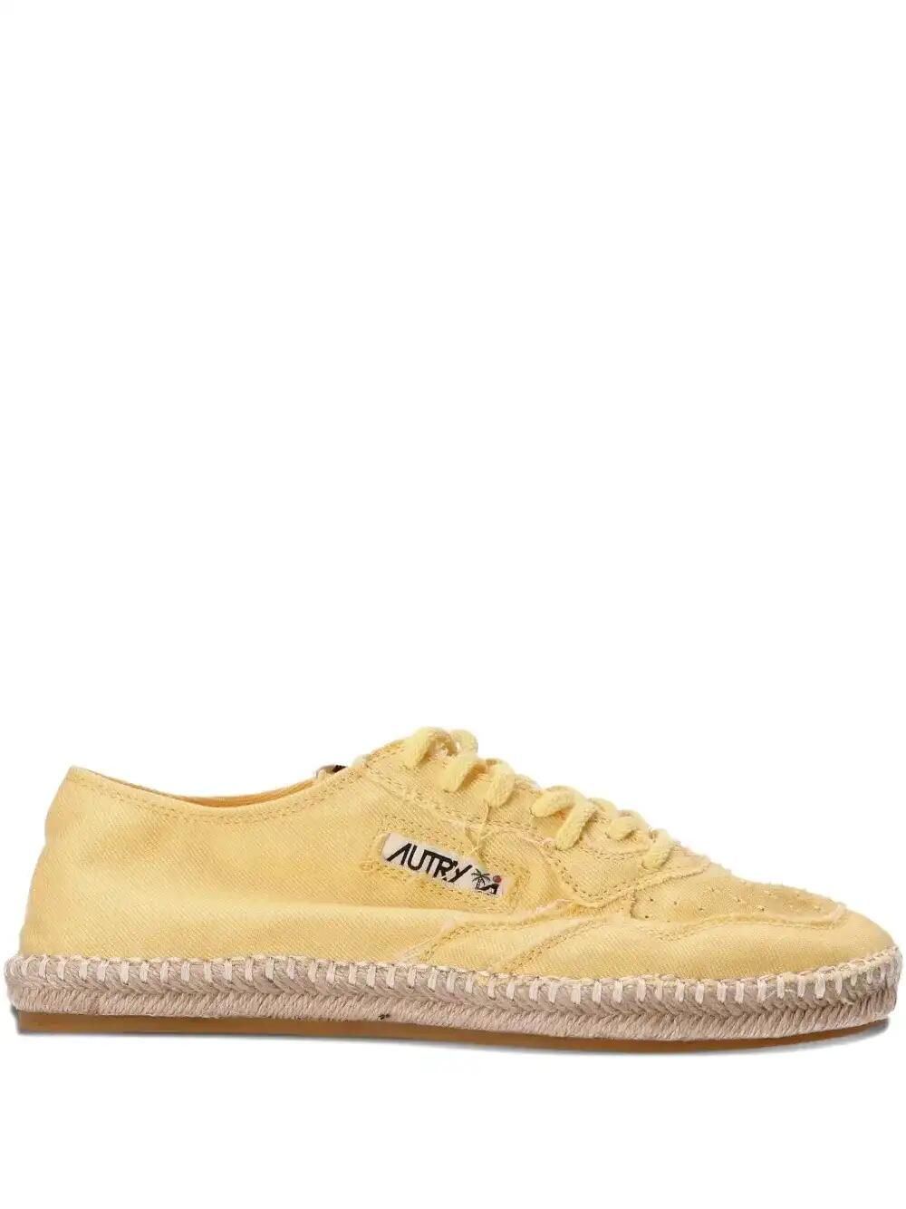 Lace-Up Espadrille Sneakers