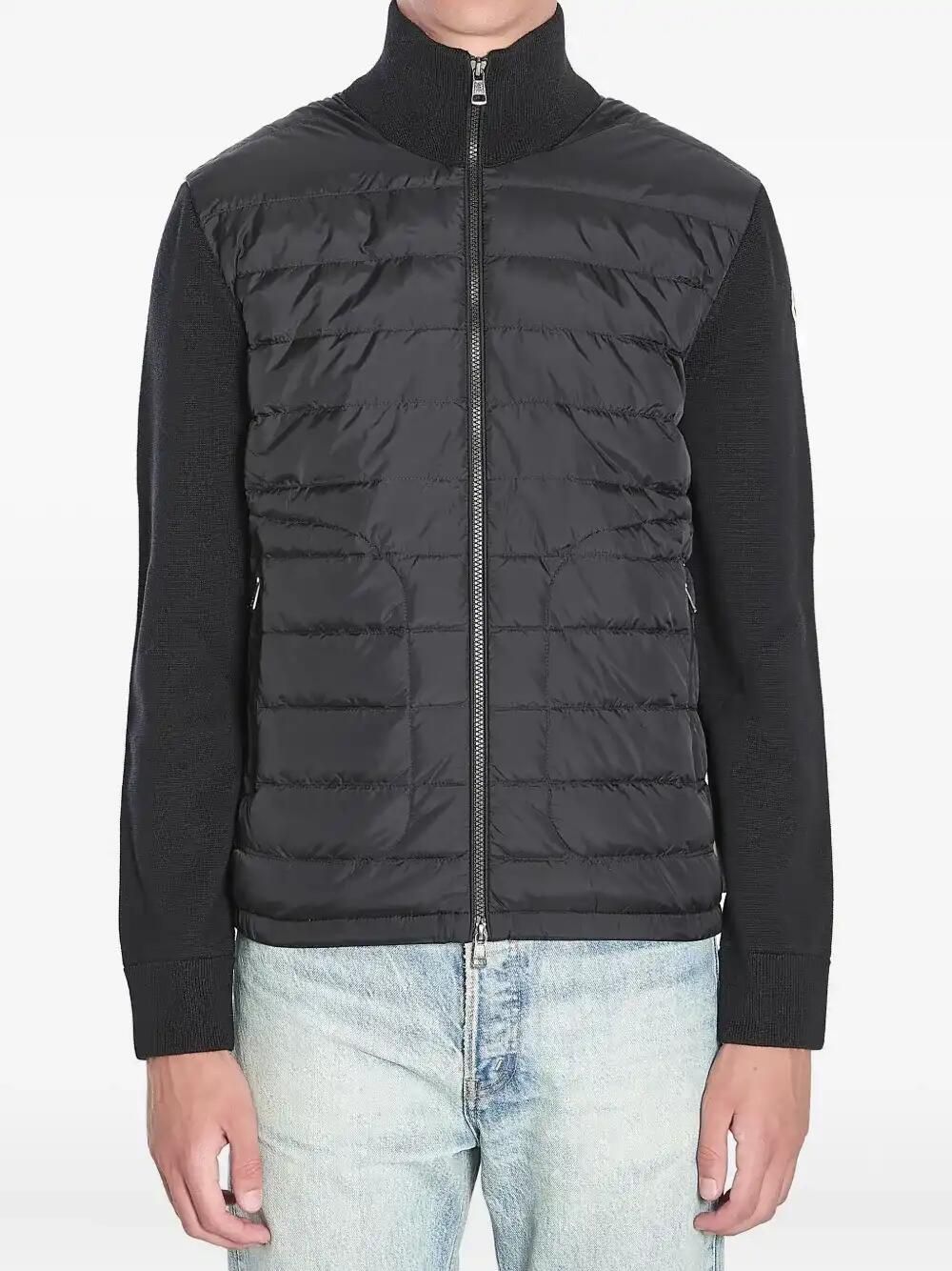 Padded Wool-Blend Down Jacket