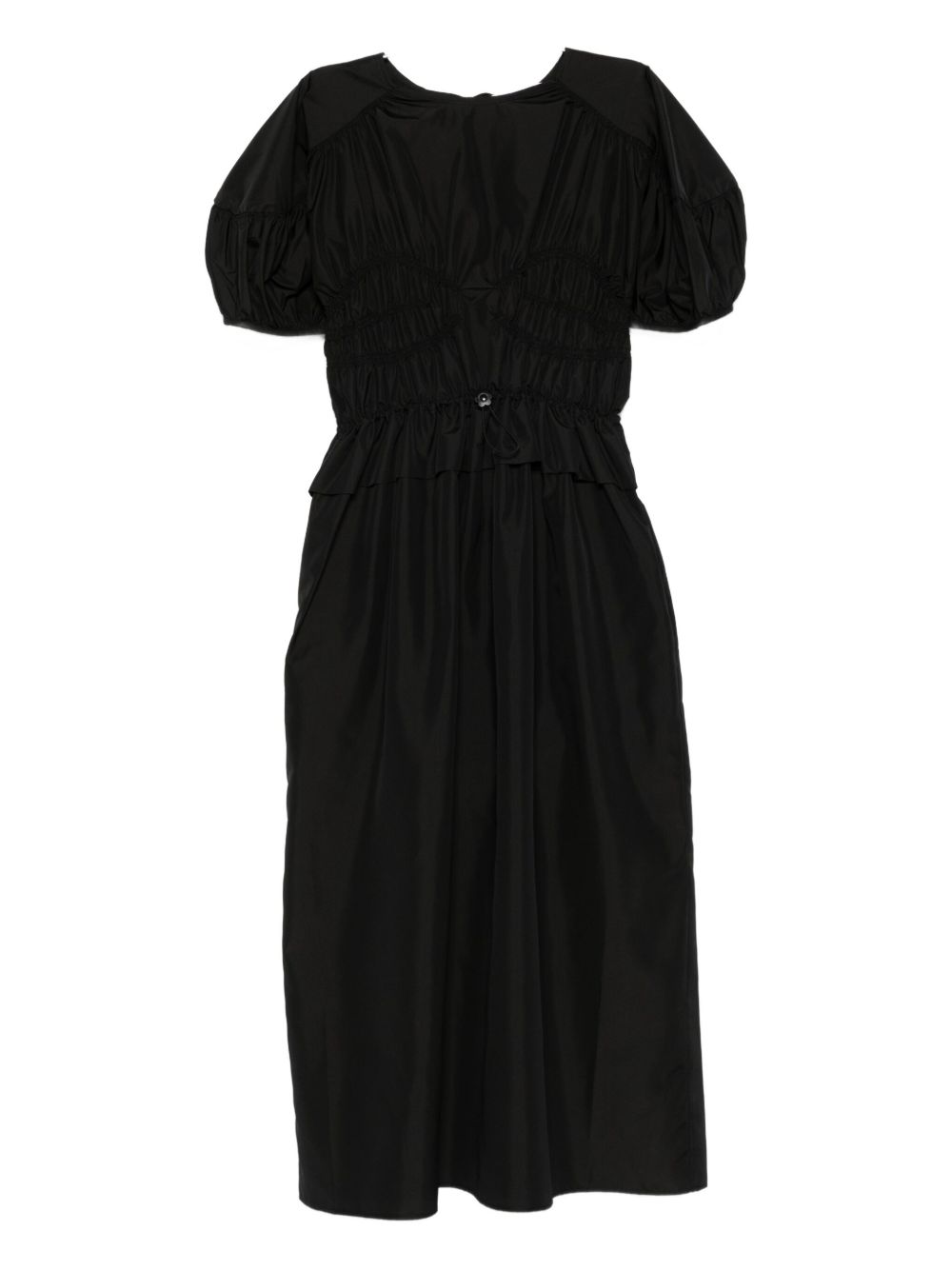 Cecilie Bahnsen Betsy Midi Dress In Black