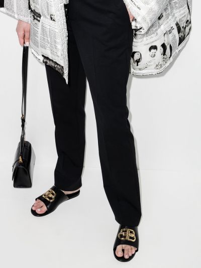 balenciaga oval bb sandals