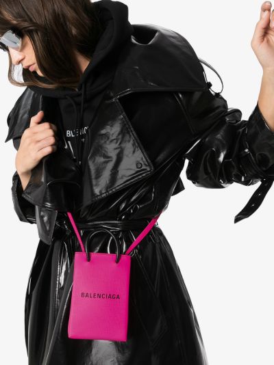 balenciaga phone bag pink