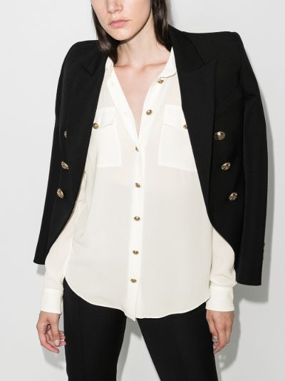 balmain button down shirt
