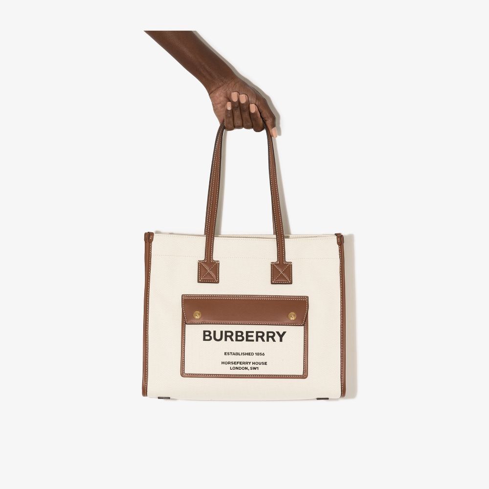 burberry medium canvas tote