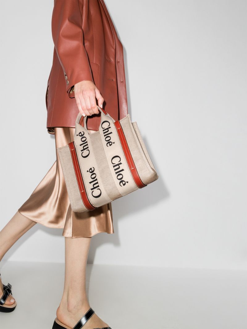 chloé medium woody tote bag