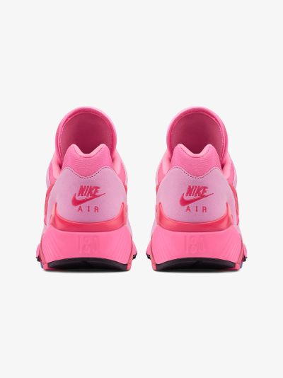 Comme Des Garçons Homme Plus Pink CDG X Nike Air Max 180 Sneakers ... Comme Des Garçons Homme Plus Pink CDG X Nike Air Max 180 Sneakers ...