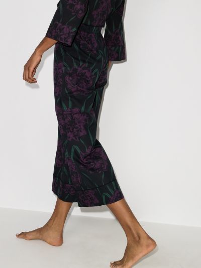 cropped pyjama bottoms