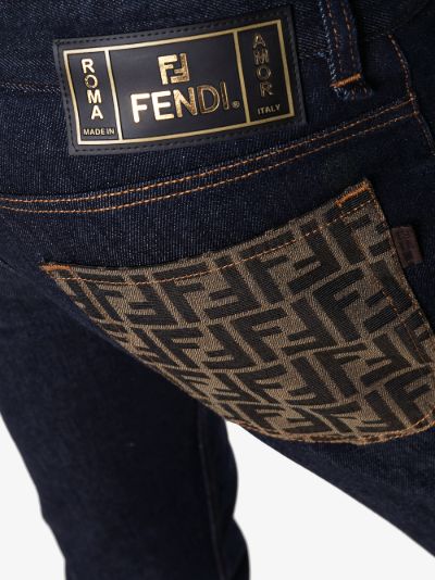fendi jeans back pocket design