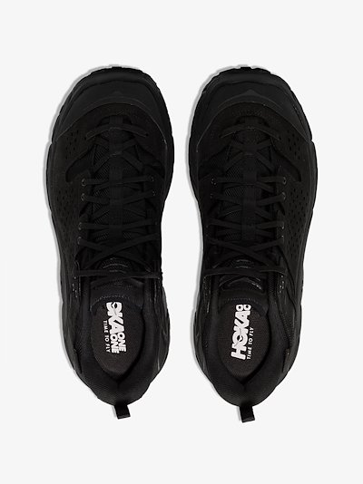 Hoka One One Black Tor Ultra Low Top Suede Sneakers Browns Hoka One One Black Tor Ultra Low Top Suede Sneakers Browns