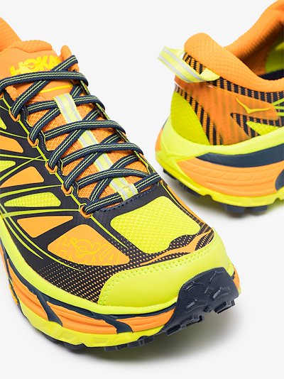 Hoka One One yellow Mafate Speed 2 sneakers | Browns