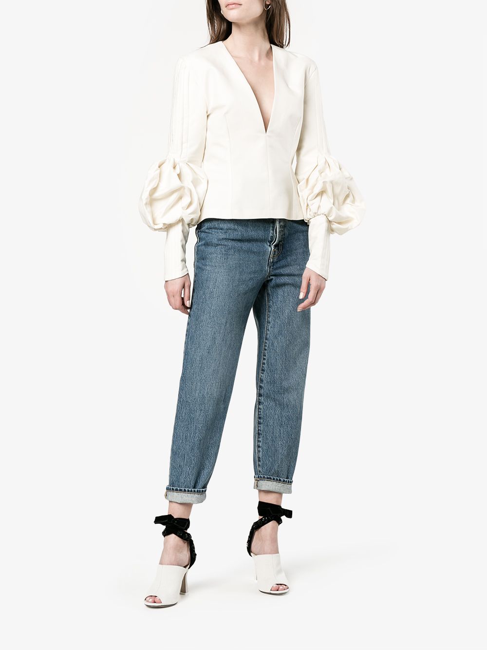jacquemus white blouse