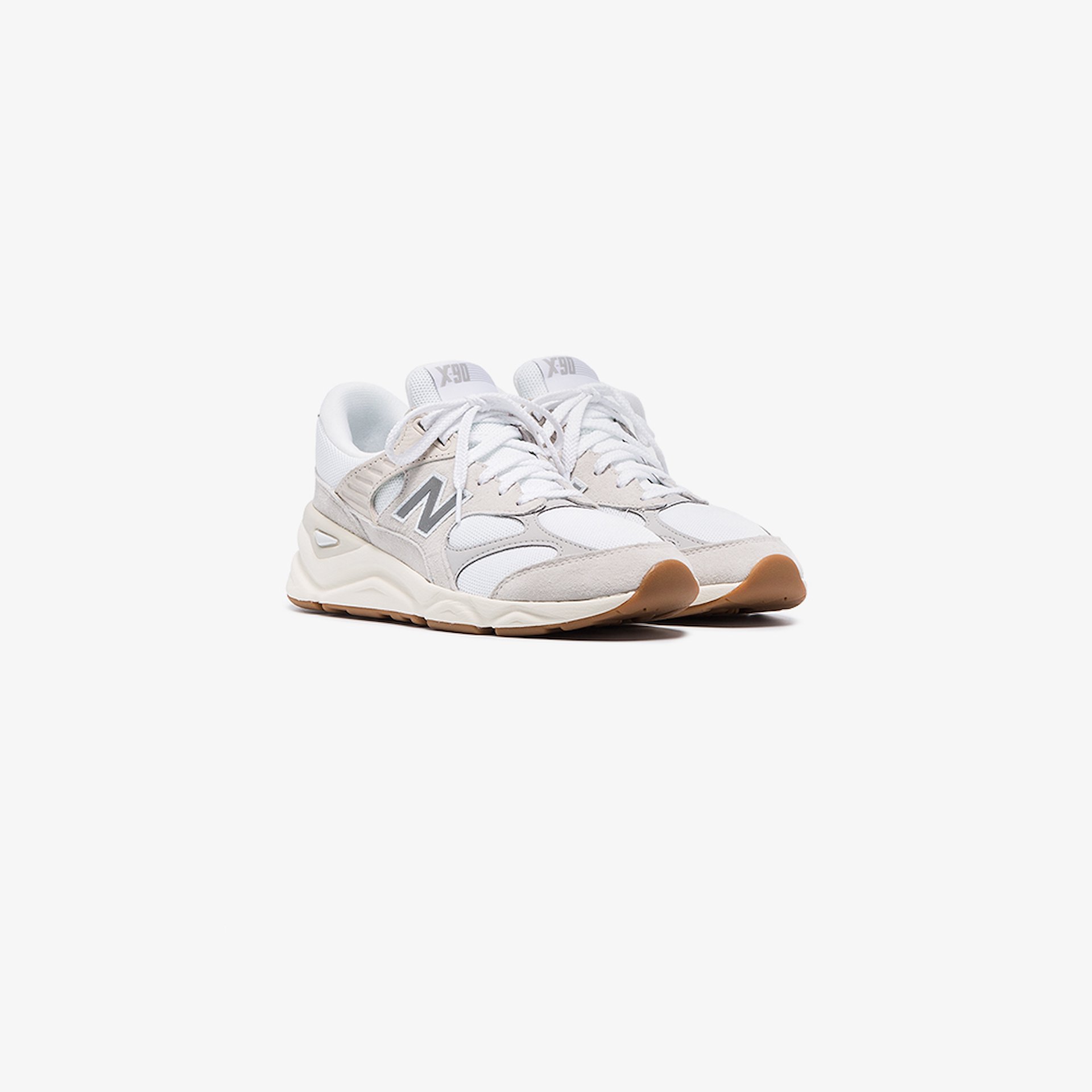 New Balance White And Beige Msx90 Trainers Browns