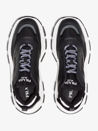 prada black chunky sneakers