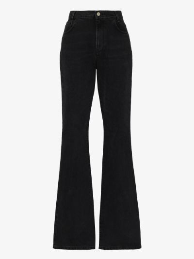 high waisted flare jeans