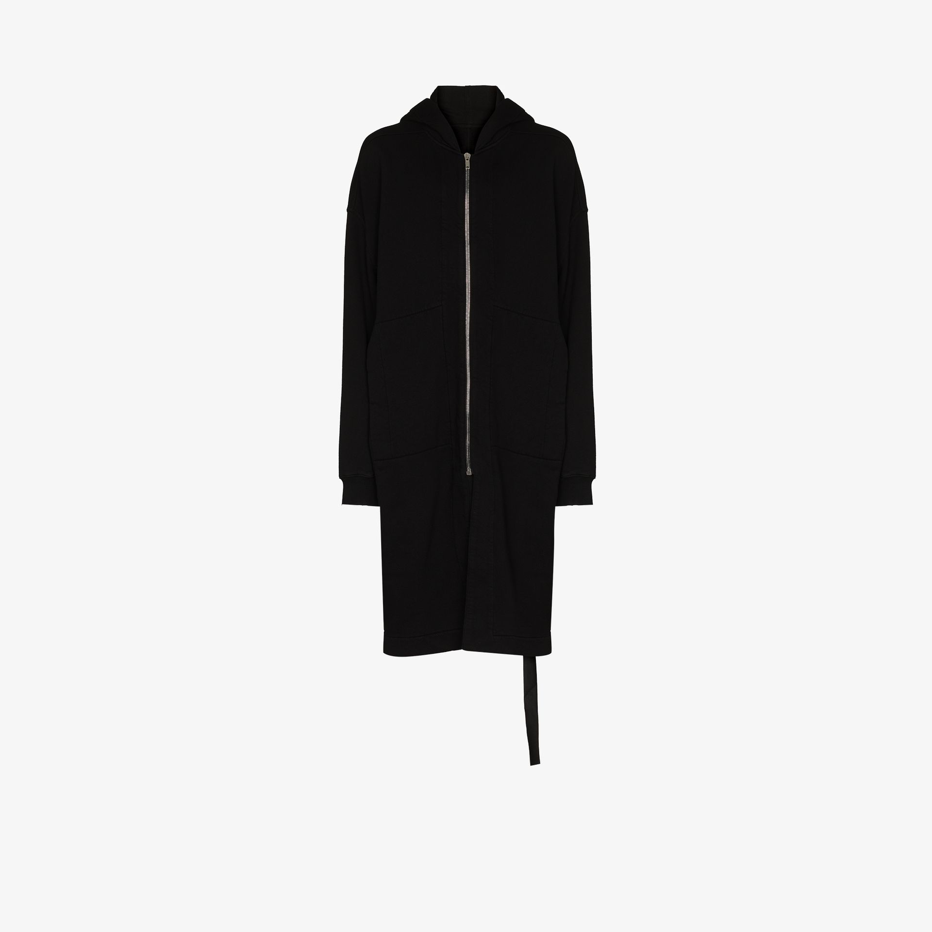 rick owens long hoodie