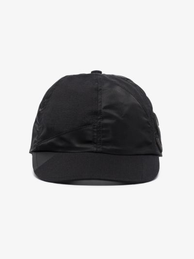 sacai X Hank Willis Thomas black patchwork cap | Browns
