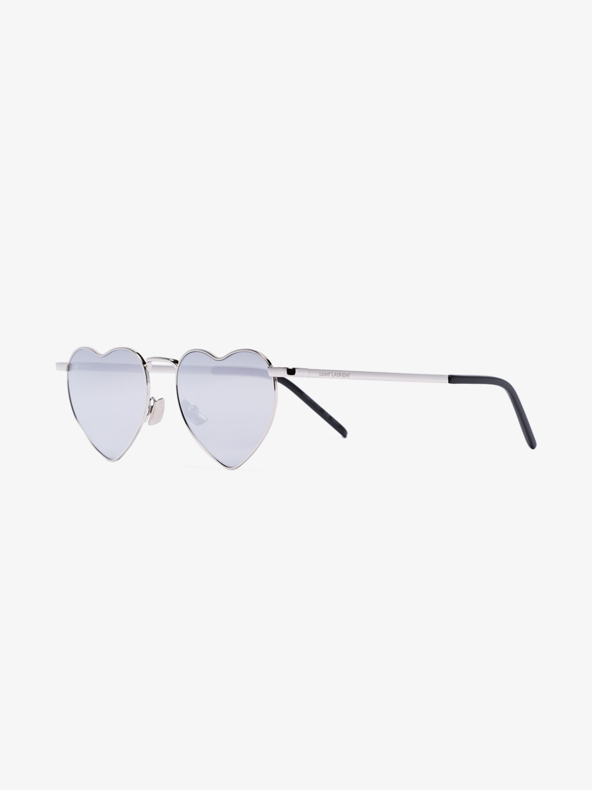 saint laurent heart sunglasses red